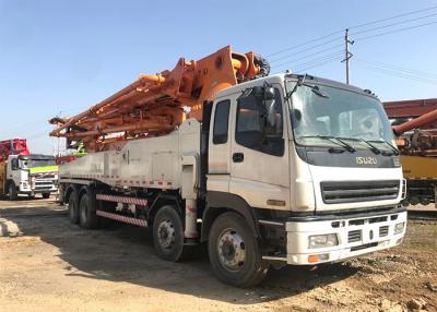 Chine choix de travail de camion de pompe du ciment 160m3/H de 48m grand pour la transmission de Concret à vendre