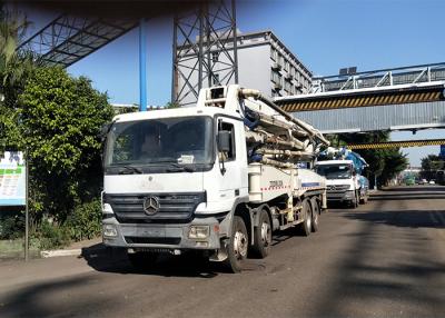 China 300KW Zoomlion Concrete Boom Truck , Boom Pump Truck Well Maintenanced for sale
