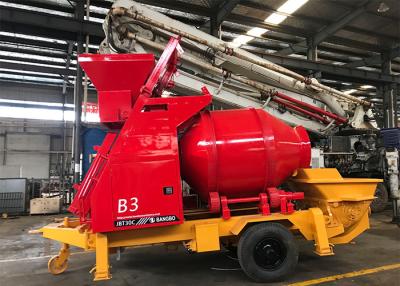 China 40m3/H 100M New Concrete Pump With Mixer Small Size High Safety for sale