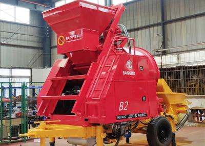 China 100m 40CBM/H Cement Mixer And Pump High Efficiency Flexible for sale