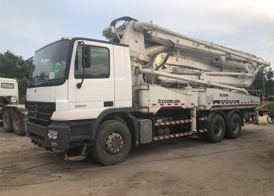 China 40m 500L Concrete Boom Truck , Used Benz Truck 3 Axle For Construction for sale