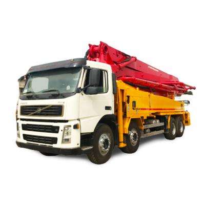 China 140m3/H Diesel Engine Used Truck Concrete Pump , 42m Concrete Pump With Volvo Chassis for sale