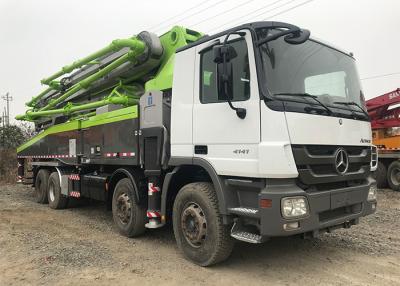 China ZLJ5419THB Used Cement Truck With Pump Zoomlion 52m Green Color for sale