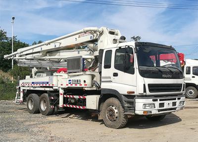 China 265KW 37m Refurbished Beton Pump Isuzu Truck Mounted Good Condition for sale