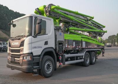 China SCANIA New Concrete Pump Truck Heavy Duty 3 Axis With BV Approval for sale