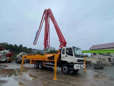 China Putzmeister 38m Boom Concrete Pump Truck Heavy Duty 140m3/H With 4 Boom Section for sale