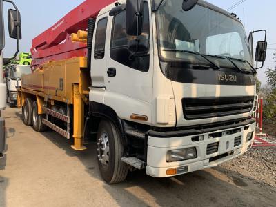 China Putzmeister 140m3/H 50m Boom Concrete Truck Heavy Duty With 5 Boom Section for sale