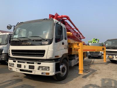 China Germany PM Heavy Duty 140m3/H 38m Boom Concrete Truck for sale