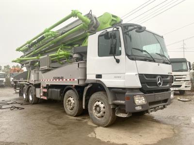 China Remanufactured Zoomlion 63m ACTROS 4141 Concrete Pumper Truck for sale