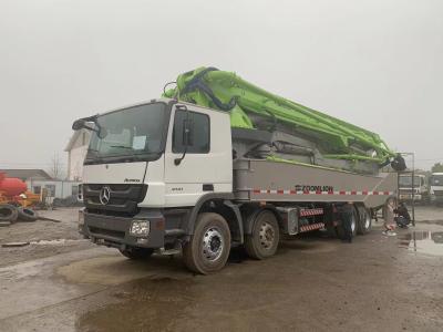China Zoomlion 63m ACTROS 4141 Used Truck Mounted Concrete Pump for sale