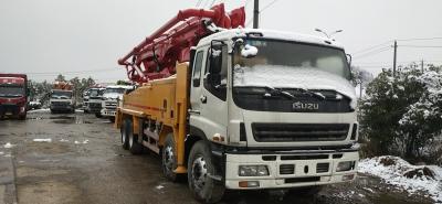 中国 Putzmeister 42mブームISUZUのシャーシによって使用されるセメントのトラック 販売のため