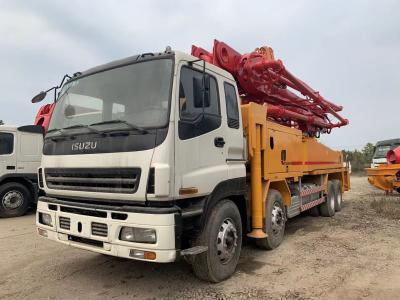 China 2012 Year Putzmeister 42m Used Cement Truck With Isuzu Chassis for sale
