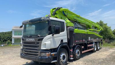 China 309KW 180M3/H Used Concrete Line Pump Truck 56M Zoomlion ZLJ5430THBK for sale