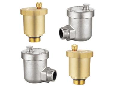 China Brass Automatic Air Vents Valve Nickel Plated 3/4 Inch BSP Thread for sale