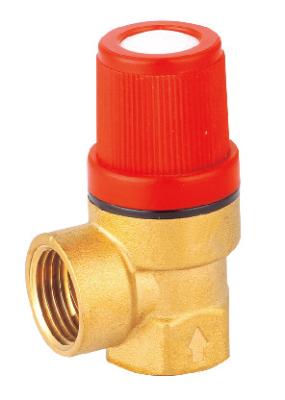 China Female Safety Relief Valves 1/2'' Brass Water Heater Safety Valve for sale