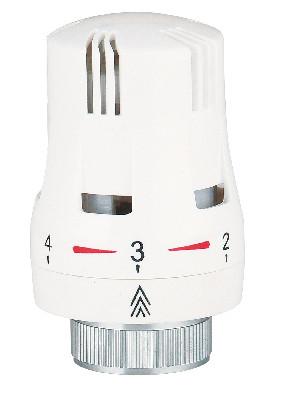 China EN215 TRV Thermostatic Control Head White M30x1.5mm XAJ320 for sale