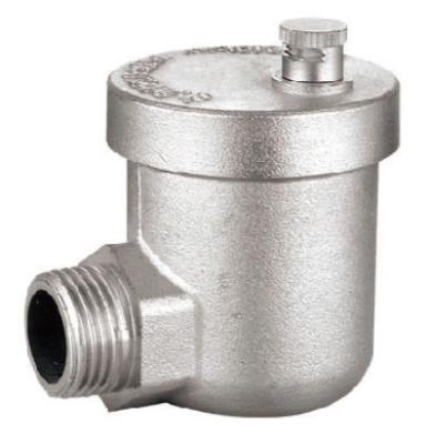 China Brass Automatic Air Vents Nickel Plated 1/2 Inch BSP Auto Air Vent Valve for sale