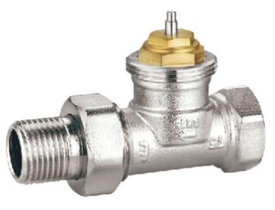 China EN215 Certified Straight Thermostatic Radiator Valve With G 3/4'' For Steel Pipe F 3/4''x M 3/4'' for sale