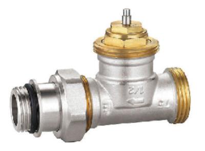 China Nickel 3 4 Thermostatic Radiator Valves With EK M 3/4'' for sale