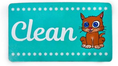 China Waterproof Clean Dirty Dishwasher Magnet Funny Sign For Home dish washing for sale