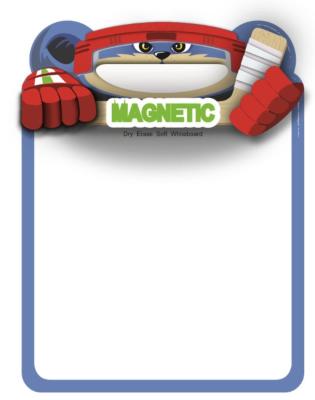 China Custom Sticky Magnetic White Board For Fridge Memo Pad for sale