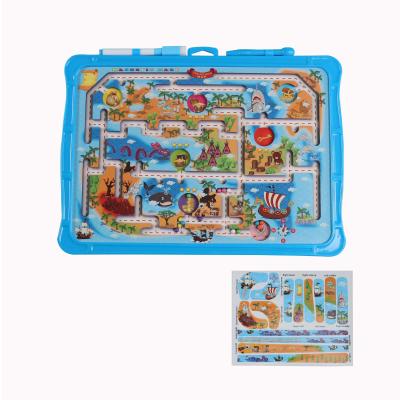 China Montessori Magnetic Puzzle Maze Learning Toys With Pen Ocean Beach Eco EVA Plastic for sale