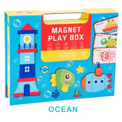 China Educational Child Magnetic Animal Puzzle Ocean Preschool Learning Toys For 6 Year Olds for sale