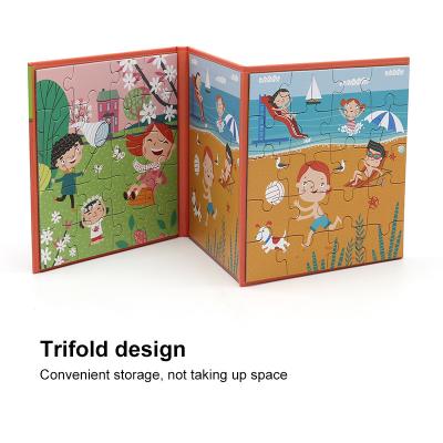 Китай Preschool магнитная воспитательная уча книга зигзага игрушек на 4 года - olds продается