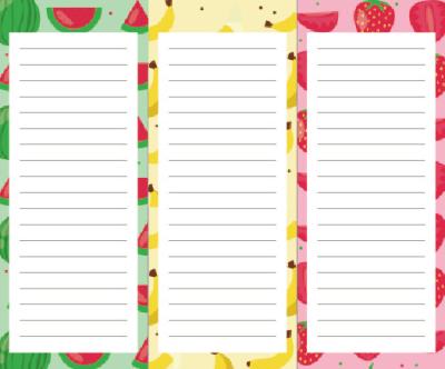 China CE Kitchen Magnetic Fridge Notepads Meal Planner Magnetic Pad for sale