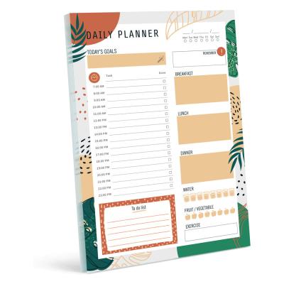 China Tear Off Daily Magnetic Meal Planner Fridge Chart Dry Erase Menu Planner for sale