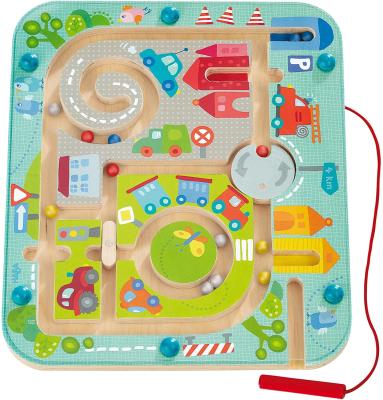 China Kids Magnetic Puzzle Maze Board With Pen Brain Development Toys For 2 Year Olds for sale
