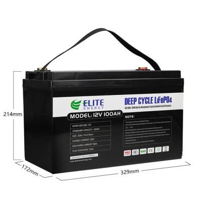 China batería de lifepo4 12v 100ah en venta