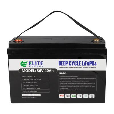 China IP54 36V LiFePO4 Battery for sale