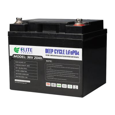China OEM CE Li Phosphate Battery RS485 IP67 36V 20Ah Li Ion Battery for sale