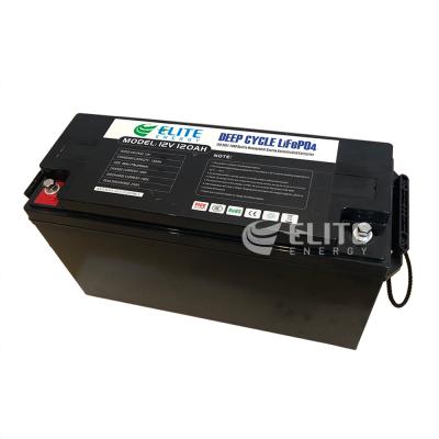 China Phosphate Backup 1536Wh 12V 120Ah RV LiFePO4 Battery Long Life Span for sale