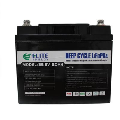 China 24V 20Ah LiFePO4 Lead-acid Replacement Li-ion Energy Storage Battery for sale