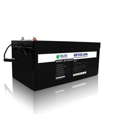China 2560Wh 12V Li ion Battery Pack 200Ah Lithium Battery For RV EV UPS for sale