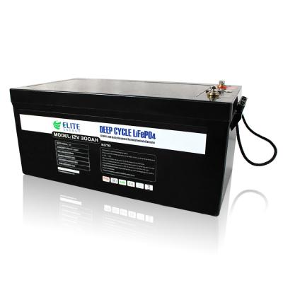 China High Power 12V 300Ah RV LiFePO4 Battery Lithium Ion Backup Battery for sale
