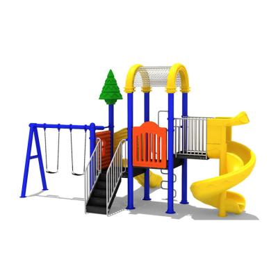 China Kids Outdoor Playground Backyard Slide SS 304 Plastic Commercial Equipment for sale