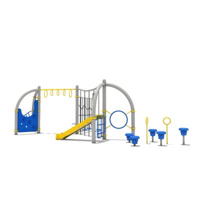 China Custom Backyard Slide Playground Climbing Equipment For Home for sale