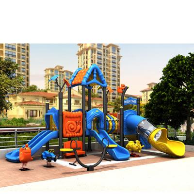 China Outdoor Kids Playground Equipment Slide Play Sets for sale