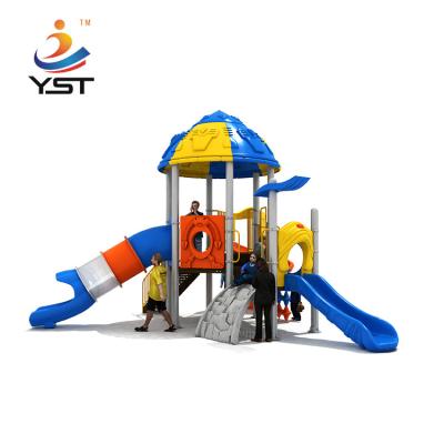 China Plastic Children Used Kids Slide Commercial Playground Equipment Customized Play for sale