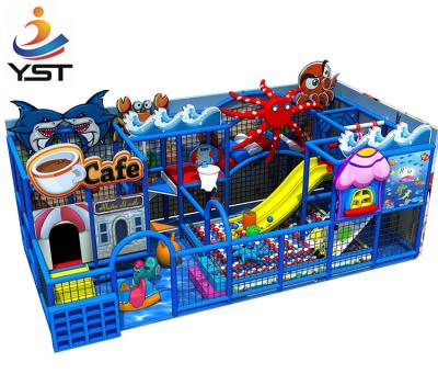 China Children'S Soft Play Area Equipment Large Naughty Fort With Toy Ball for sale