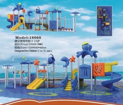 中国 中国製新しい屋外の子供の運動場のスライド水スライド3-15歳 販売のため