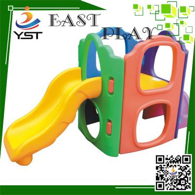China Cute Kindergarten Toddler Playset With Slide Plastic Paradise Material for sale