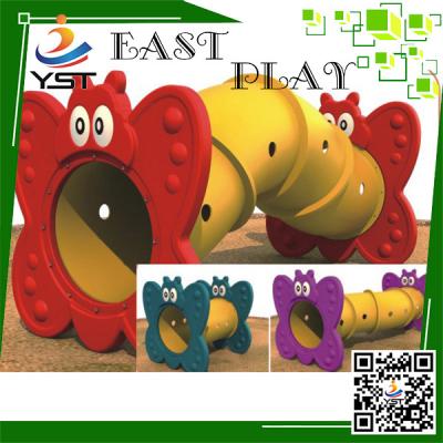 China Happy Plastic Indoor Soft Play Area Train Tunnel For Children Amusement for sale