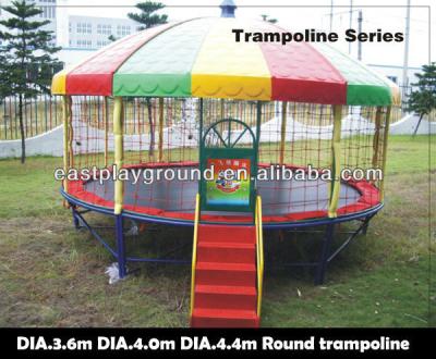 China Amusement Mobile Bungee Trampoline Galvenized Steel Pipes PP Material for sale