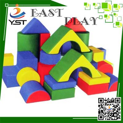 China Colorful Soft Play Sponge , Soft Baby Blocks D4605 No Toxic For Preschool for sale