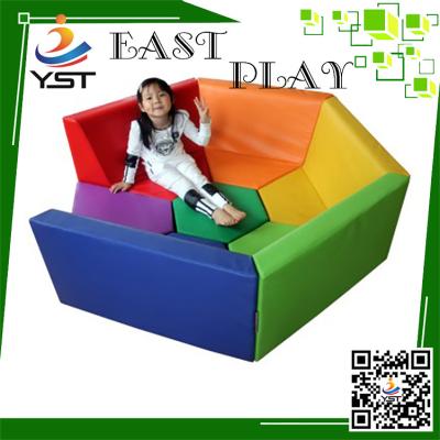 China Safe And Fun Soft Play Sponge , Daycare Playground Equipment 450 * 100 * 60 Cm for sale