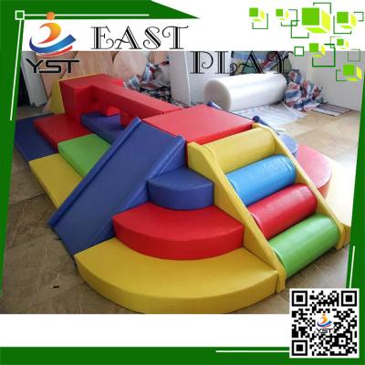China Multi Color Kids Soft Foam Blocks PVC Software Material Easy Assembly for sale